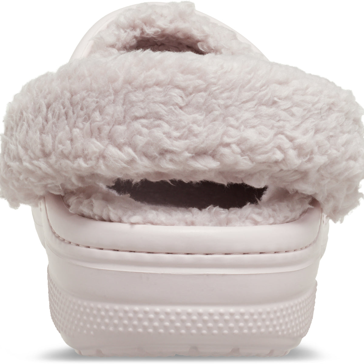 Baya Lined Fuzz Strap Clog - Barely Pink