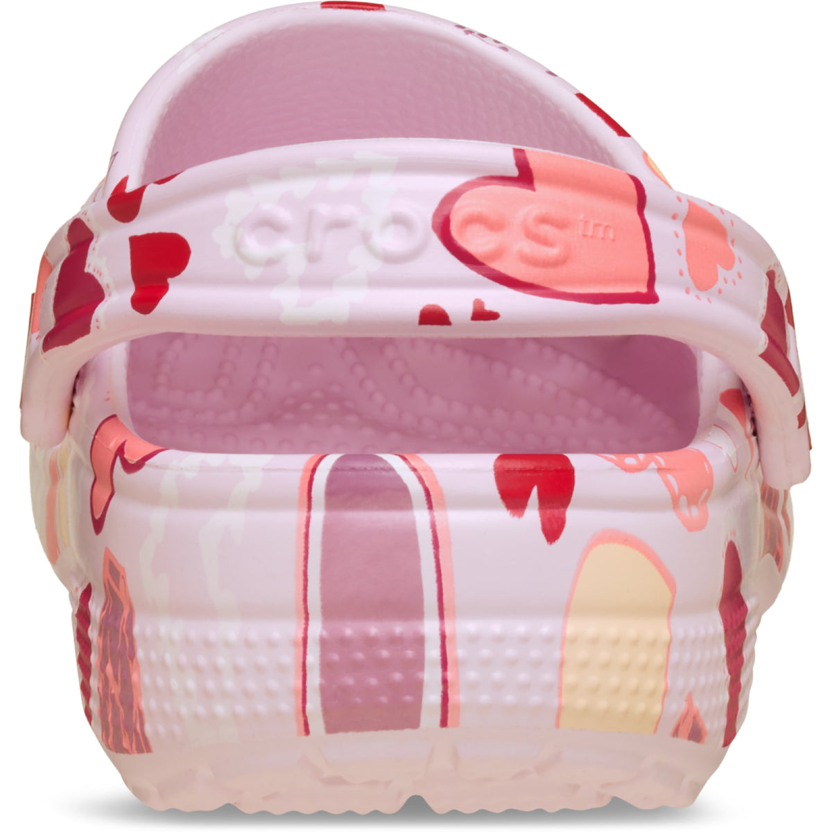 Classic VDay Clog K - Pink Milk/Hearts