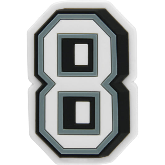 Jibbitz B W Number 8 - STANDART