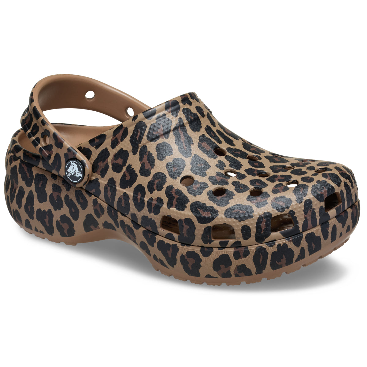 Cls Platform Animal Clog - Sepia/Leopard