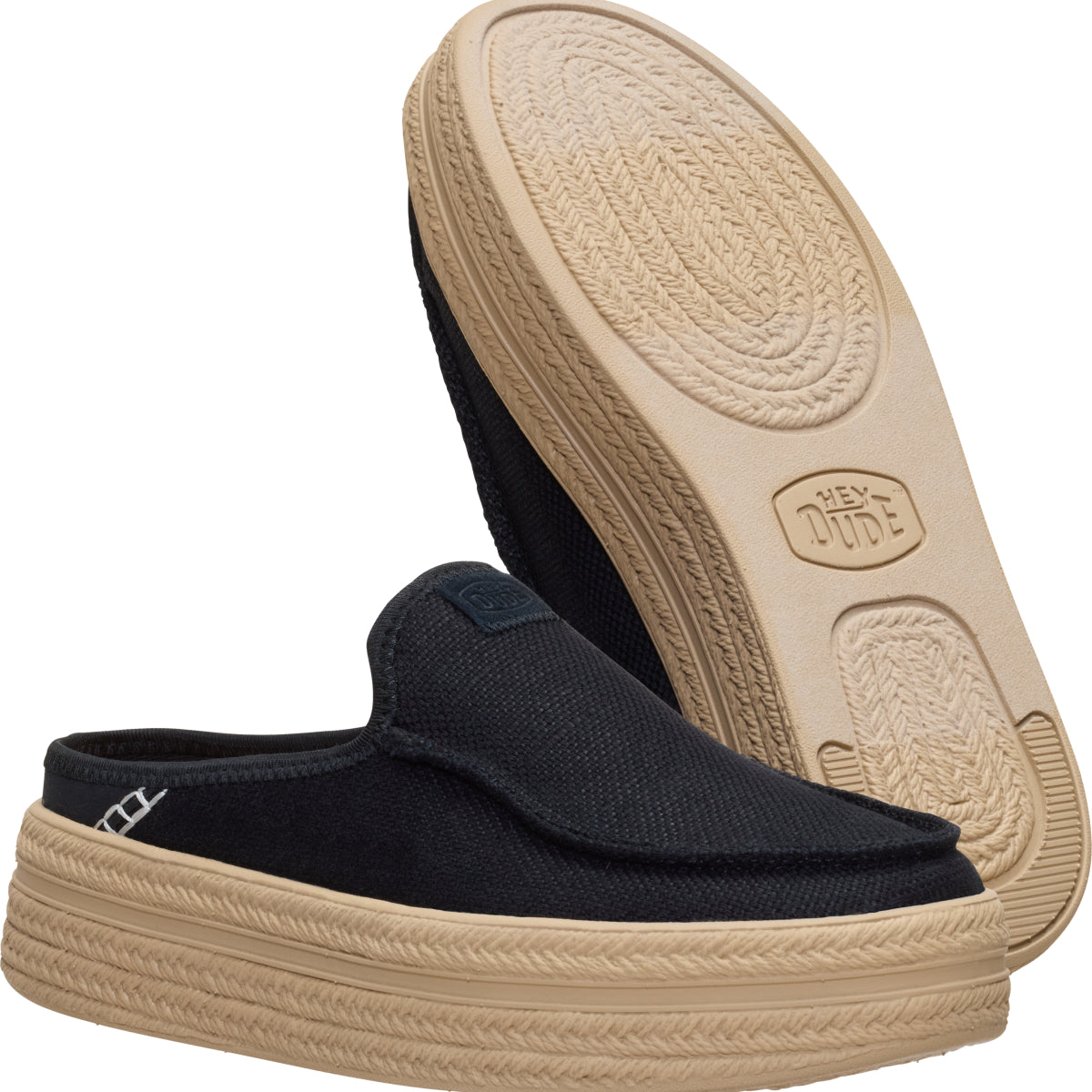 Austin Lift Espadrille Woven - Siyah