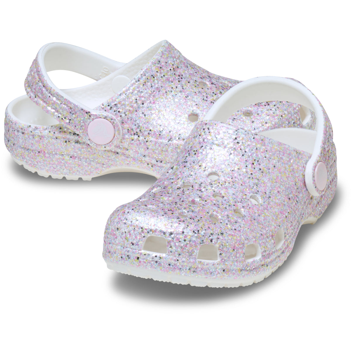 Classic Fantasy Glitter Clog T - Beyaz