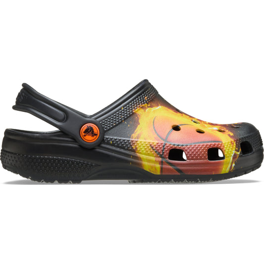 Classic Flaming Bball Clog K - Siyah