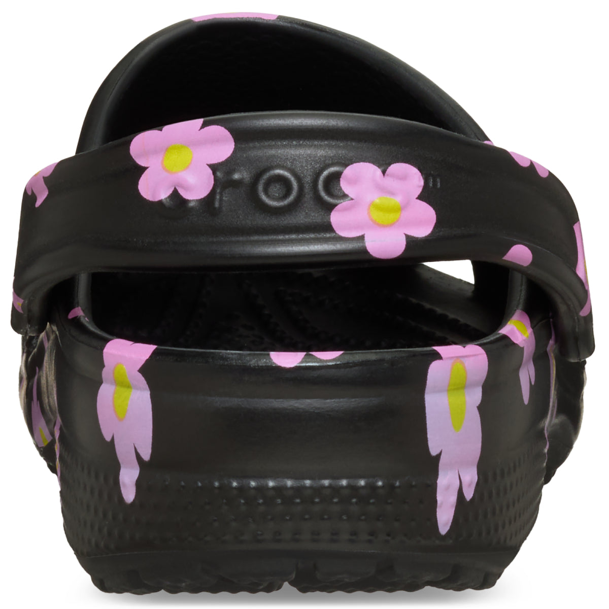 Classic Flower Clog - Siyah
