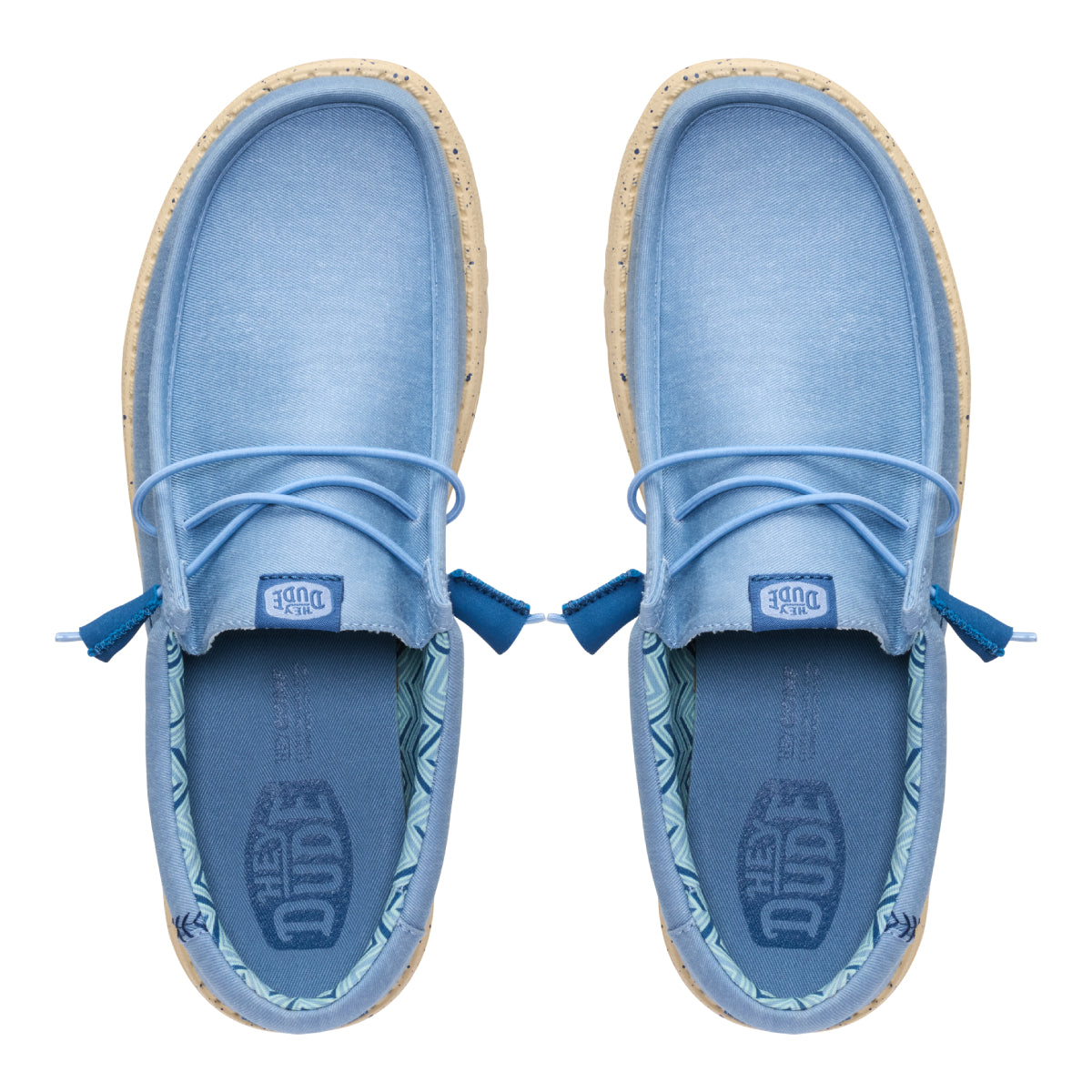 Wally Stretch Canvas - Faded Denim/Boulder Tan