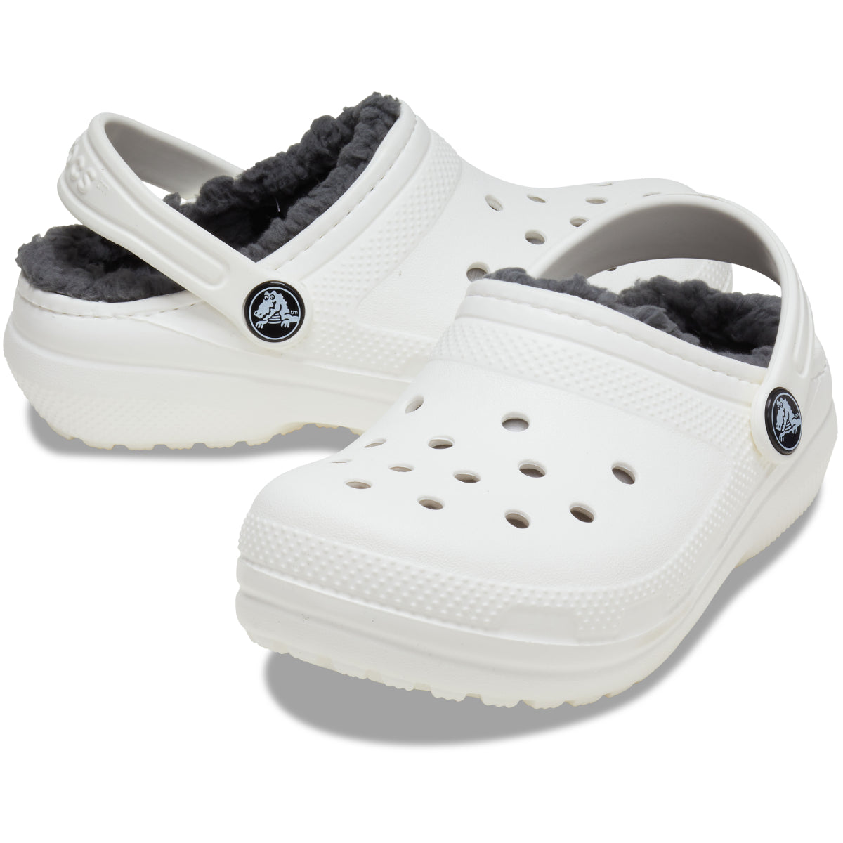 Classic Lined Clog T - White/Grey