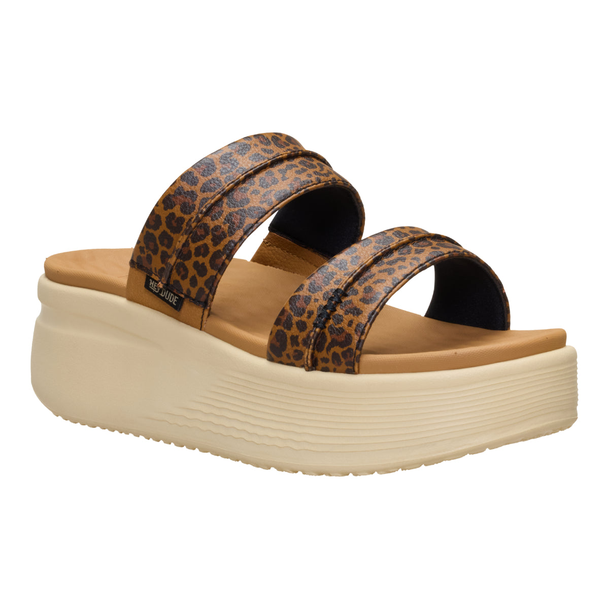 Austin Slide Classic - Tan Leopard