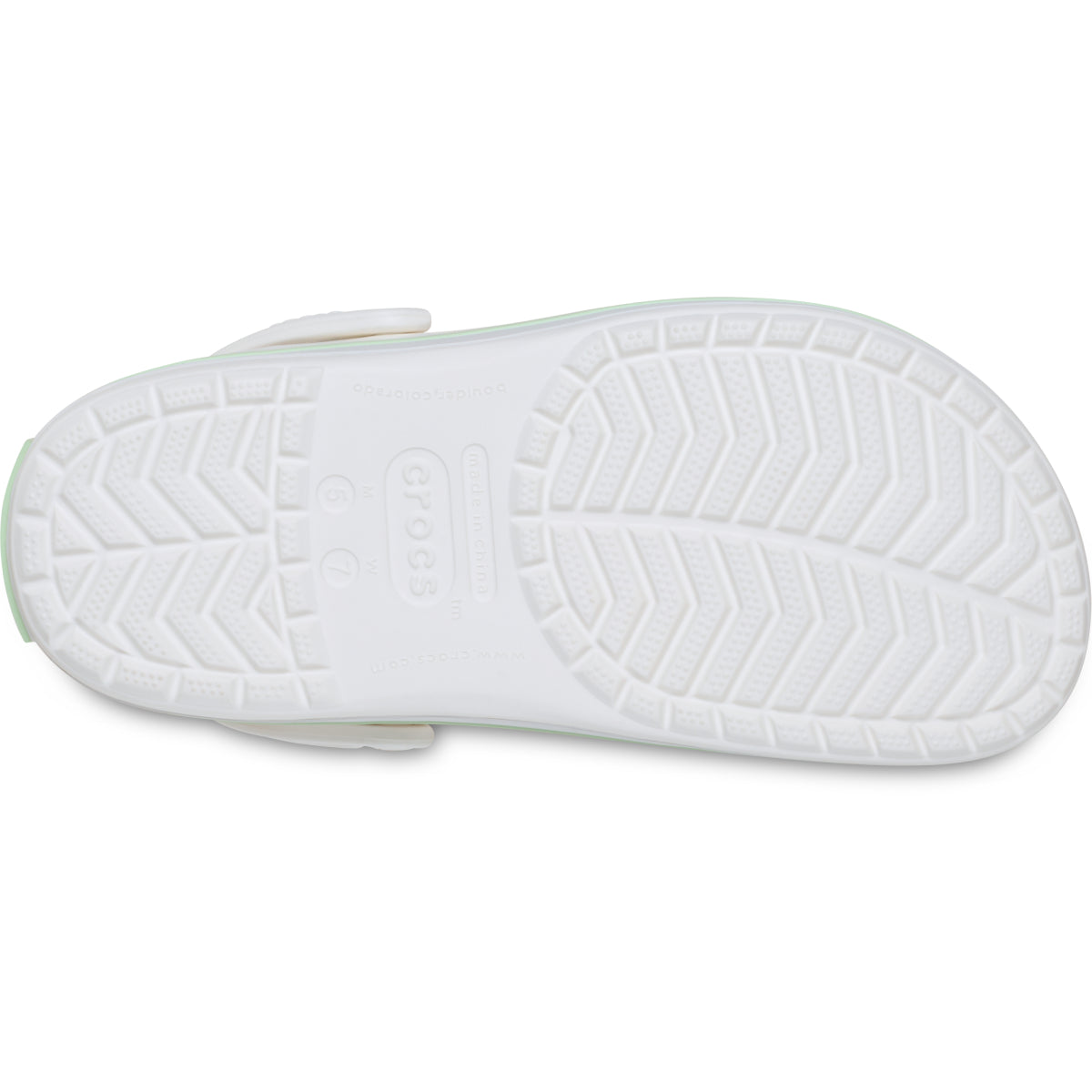 Crocband - White/Serene Green