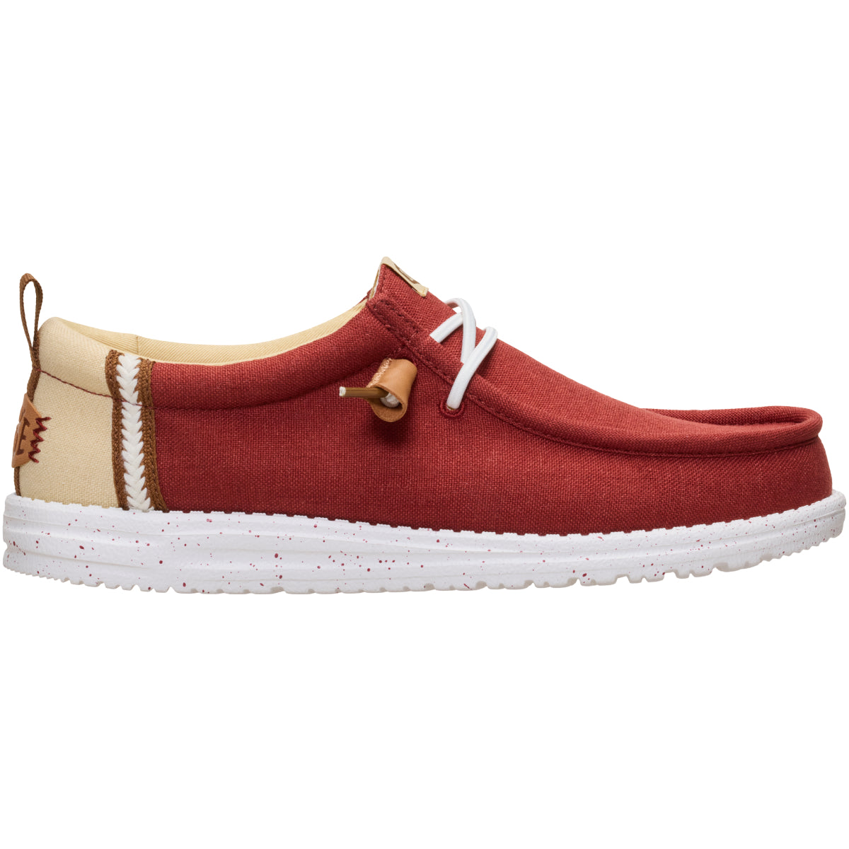 Wally Craft Linen - Burnt Red/Multi