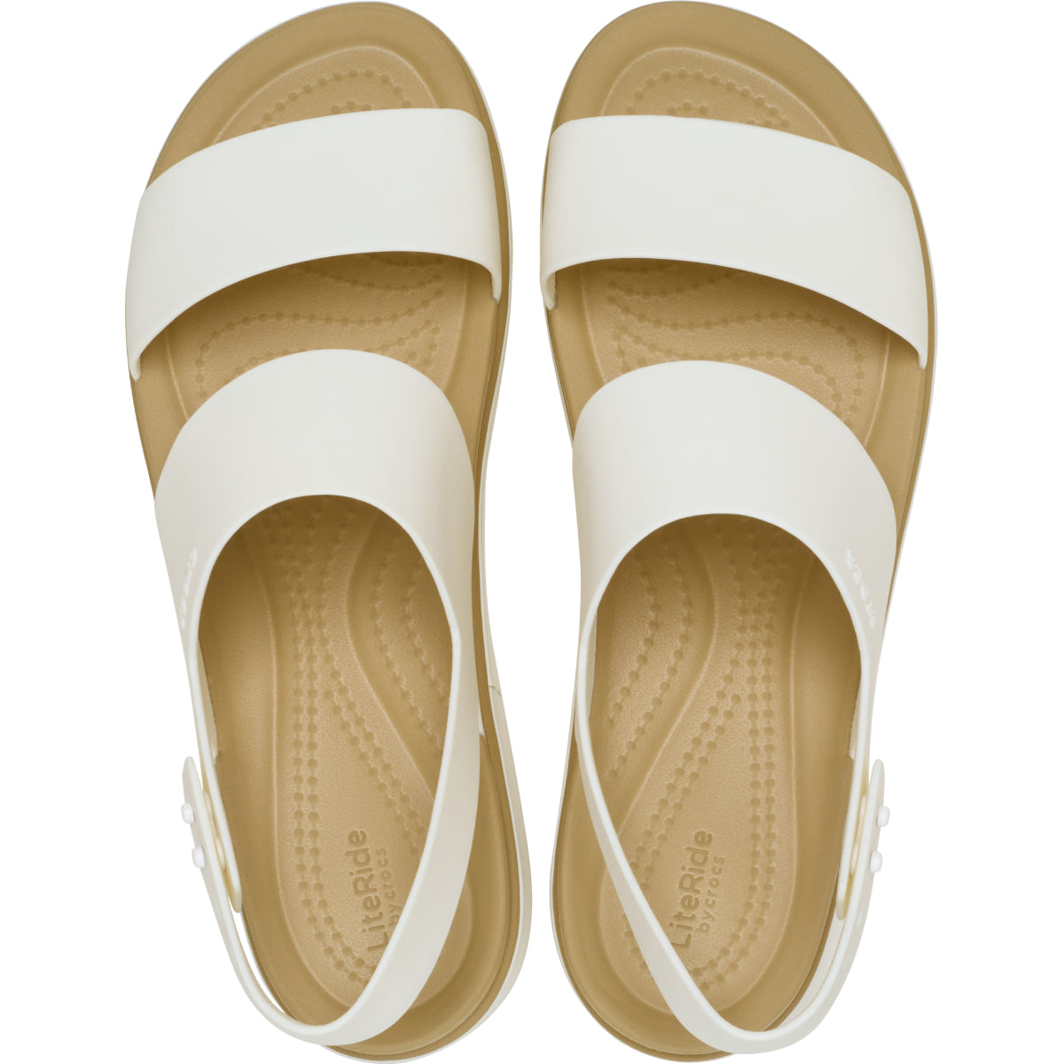 Brooklyn Matte Wrap Low Wedge - Chalk/Tan
