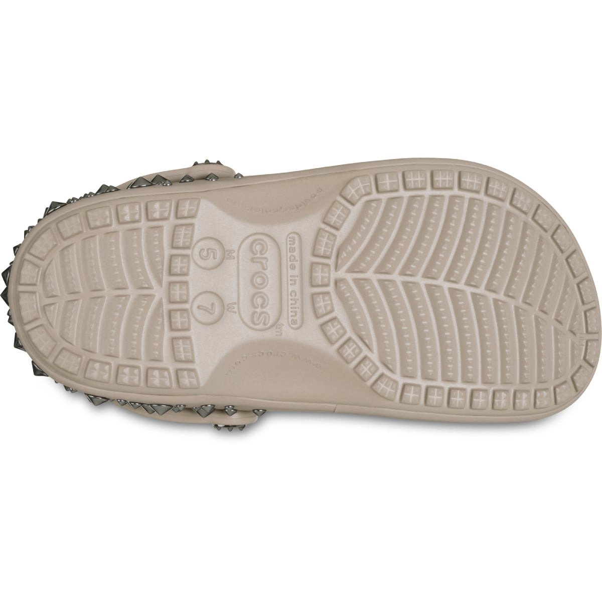 Classic Studded Clog - Taupe