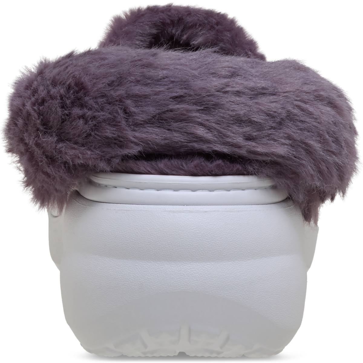 Classic Platform Fuzz Lined Clog - Frosted Grape