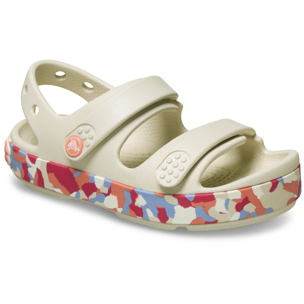 CrbndCruiserGlwConfettiBandSdT - Summit White/Guava