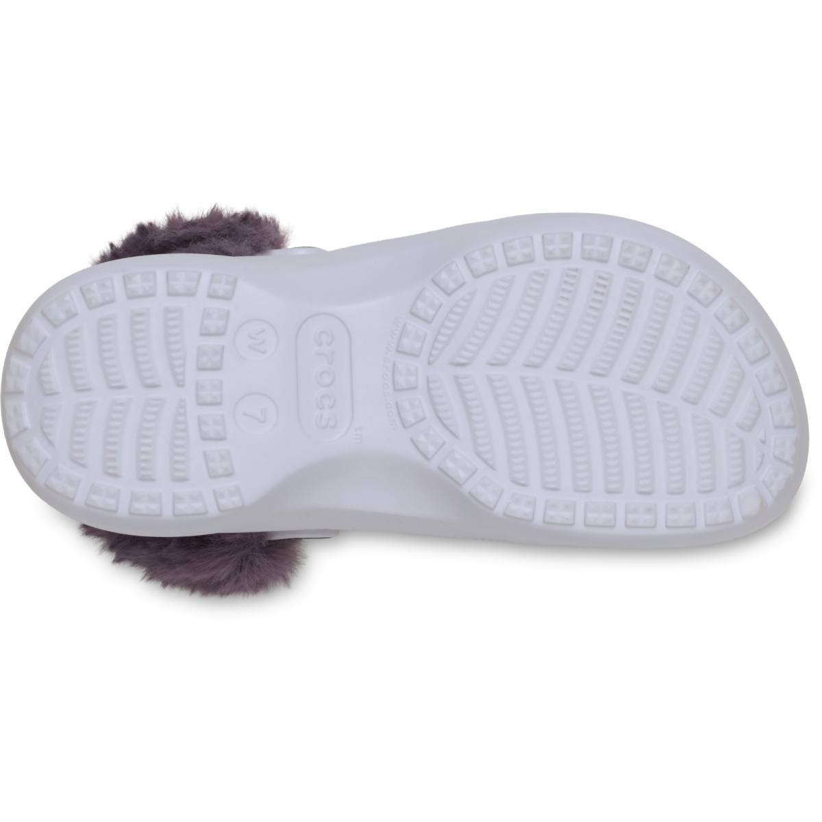 Classic Platform Fuzz Lined Clog - Frosted Grape