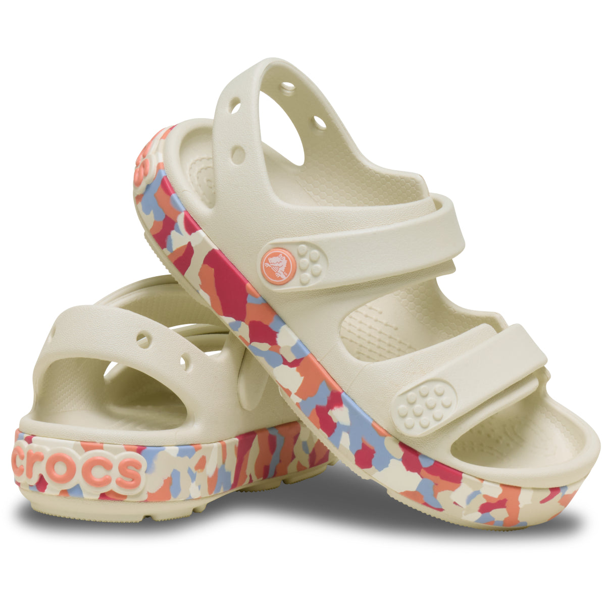 CrbndCruiserGlwConfettiBandSdT - Summit White/Guava