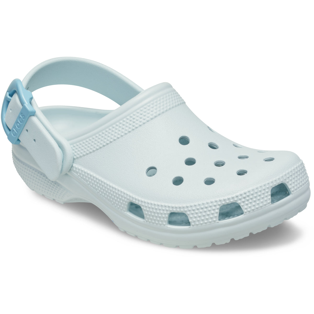 Classic Enamel Buckle Clog - Vapor Ice