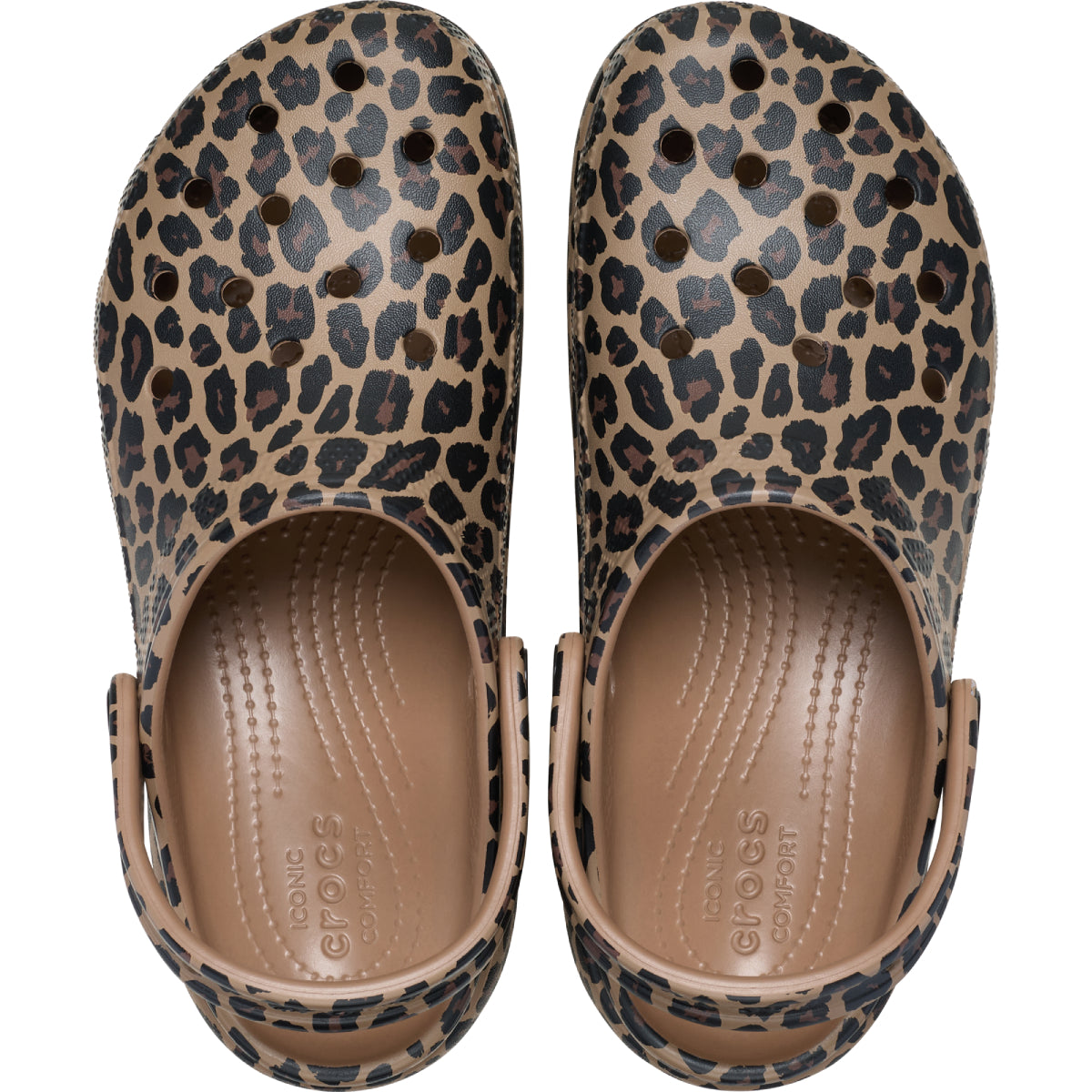 Cls Platform Animal Clog - Sepia/Leopard