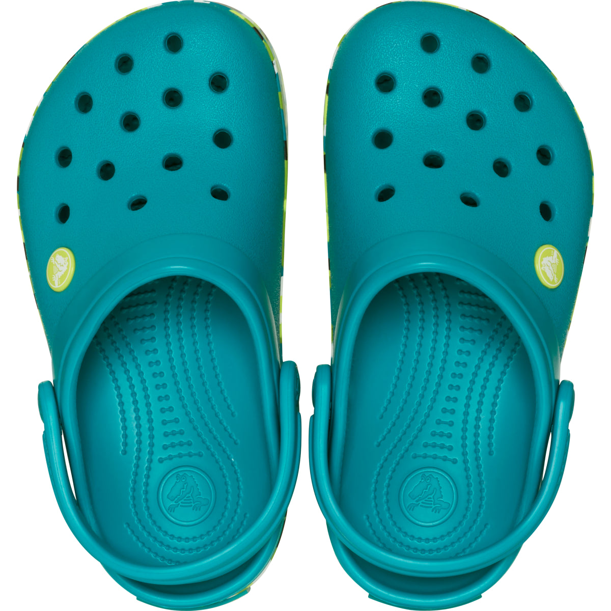Crocband Glow Confetti BandCgK - Turbo Teal/Multi