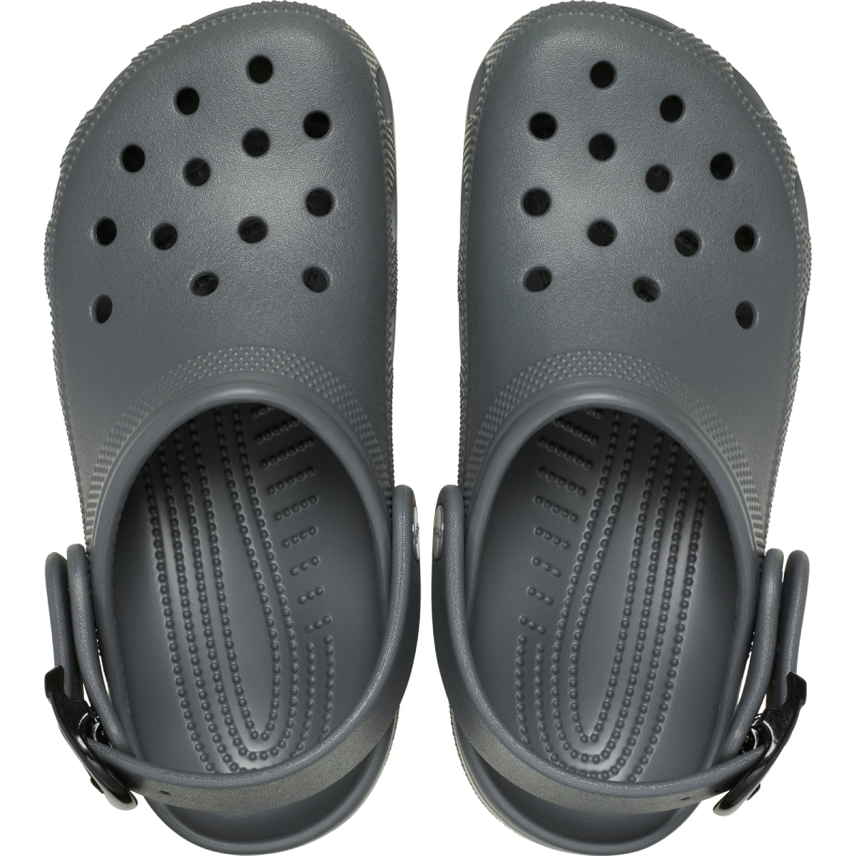 Classic Enamel Buckle Clog - Carbon