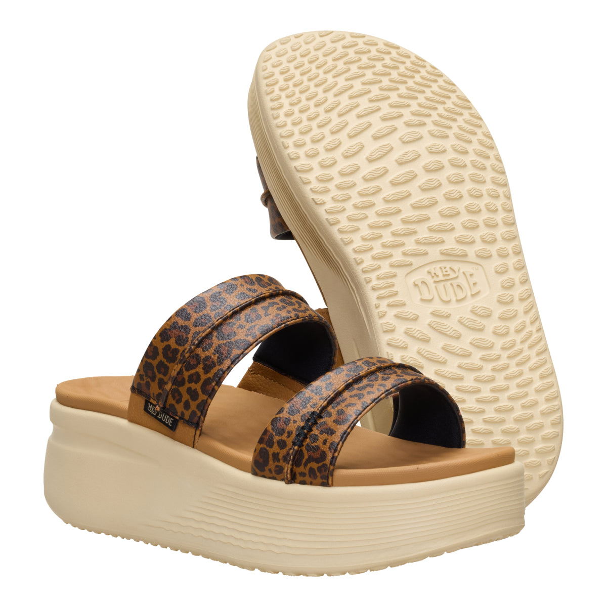 Austin Slide Classic - Tan Leopard