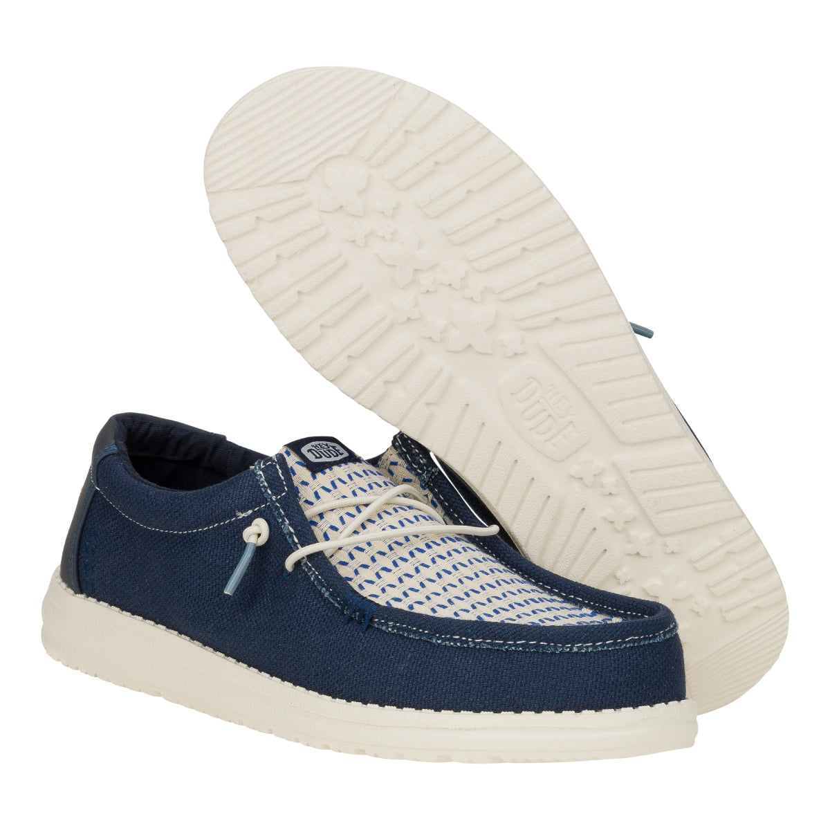 Wally Woven Jute - Navy Blazer/Egret