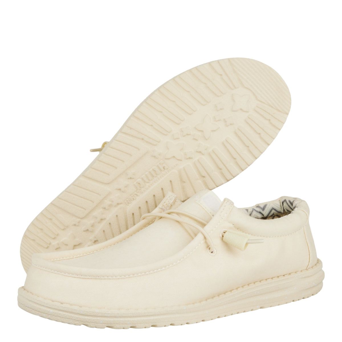 Wally Stretch Canvas - Stone White