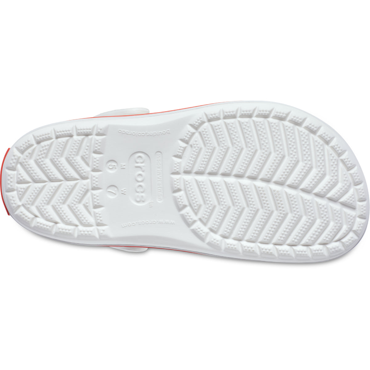 Crocband - White/Starfish