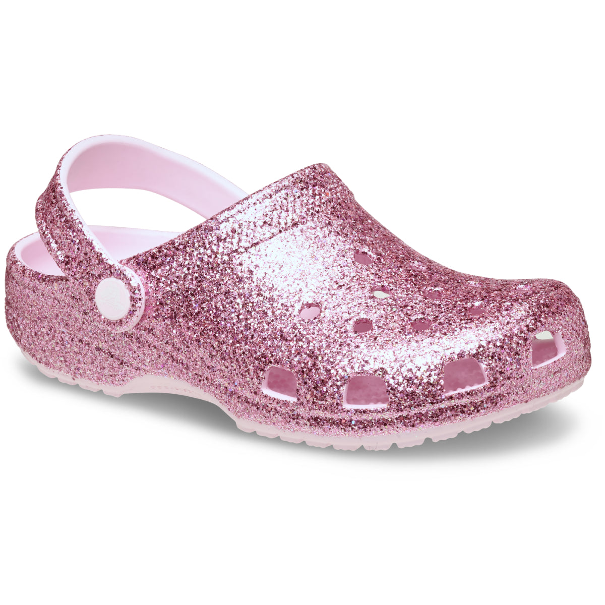 Classic Chunky Glitter Clog K - Pembe Süt