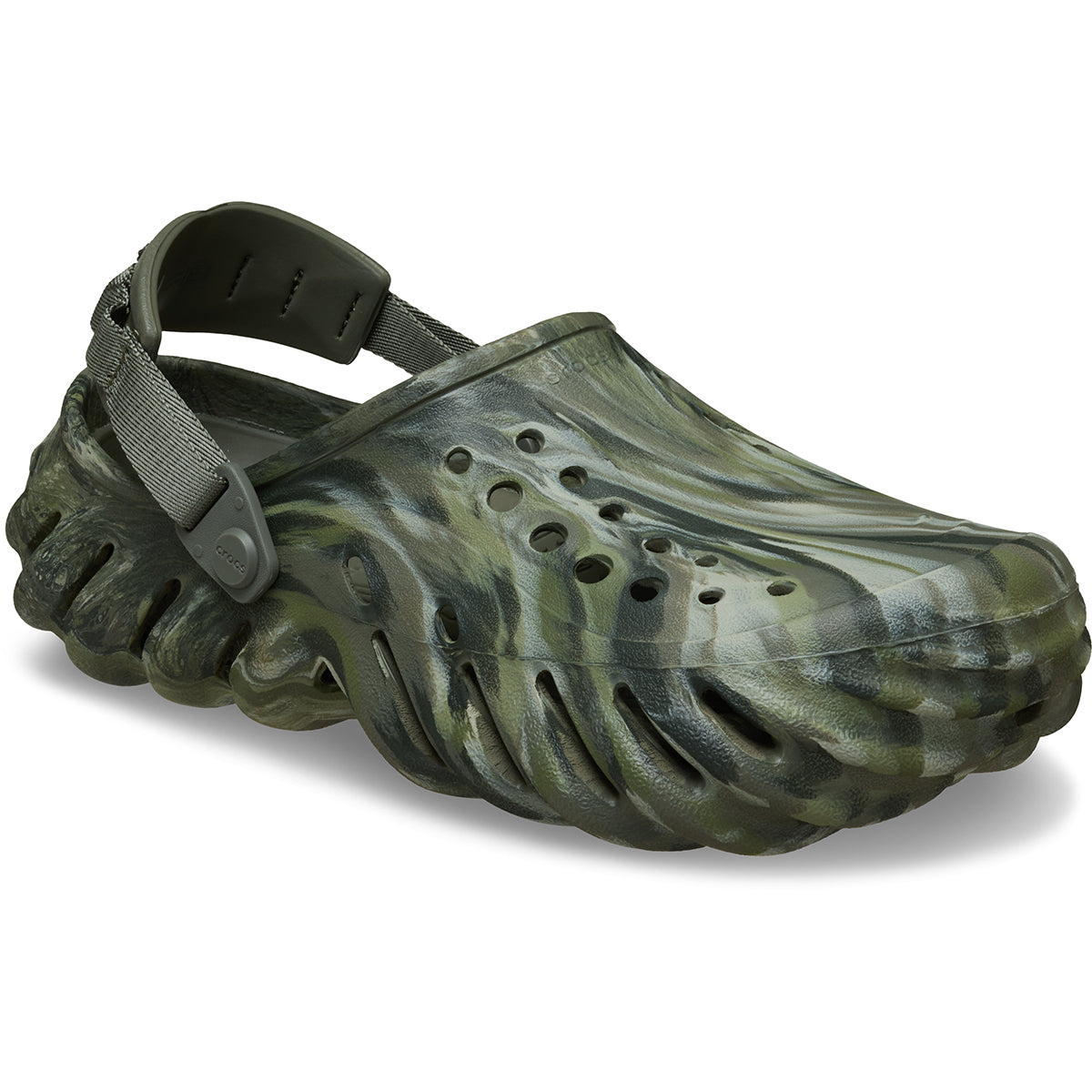 Echo Marbled Clog - Dusty Olive/Multi