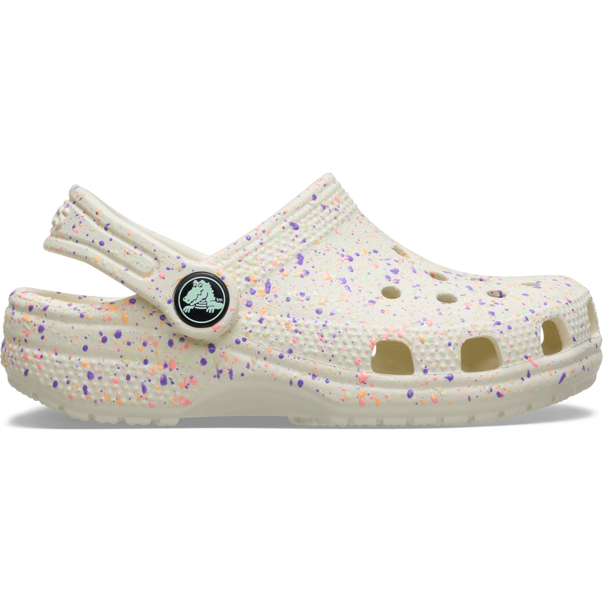 Classic Glow Paint SplatterCgT - Summit White/Multi