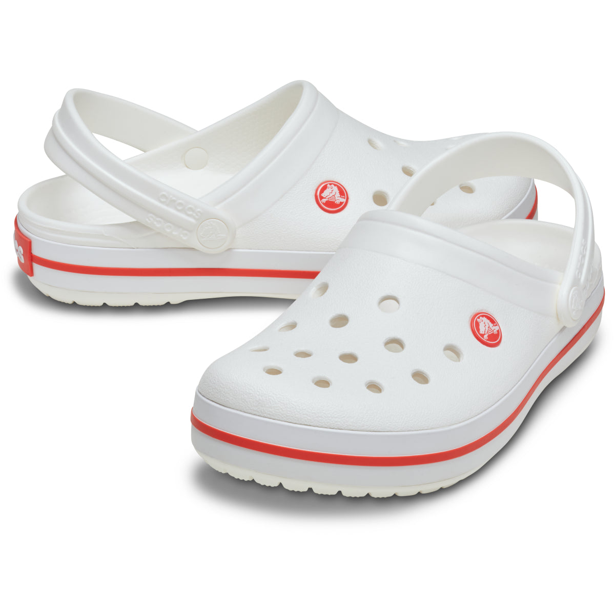 Crocband - White/Starfish