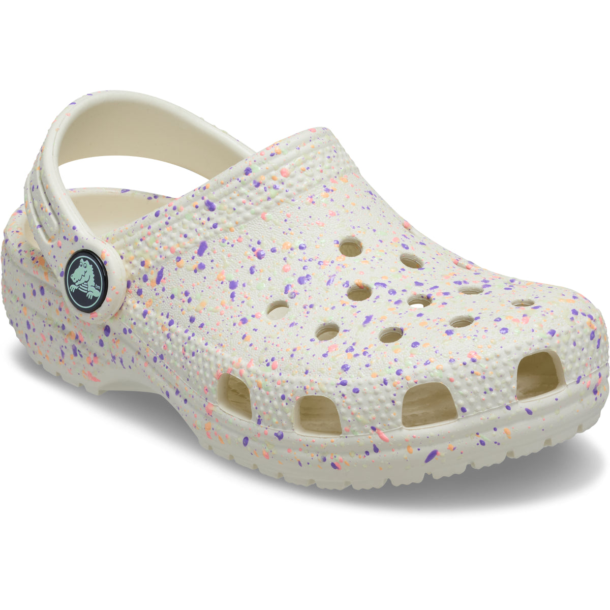 Classic Glow Paint SplatterCgT - Summit White/Multi