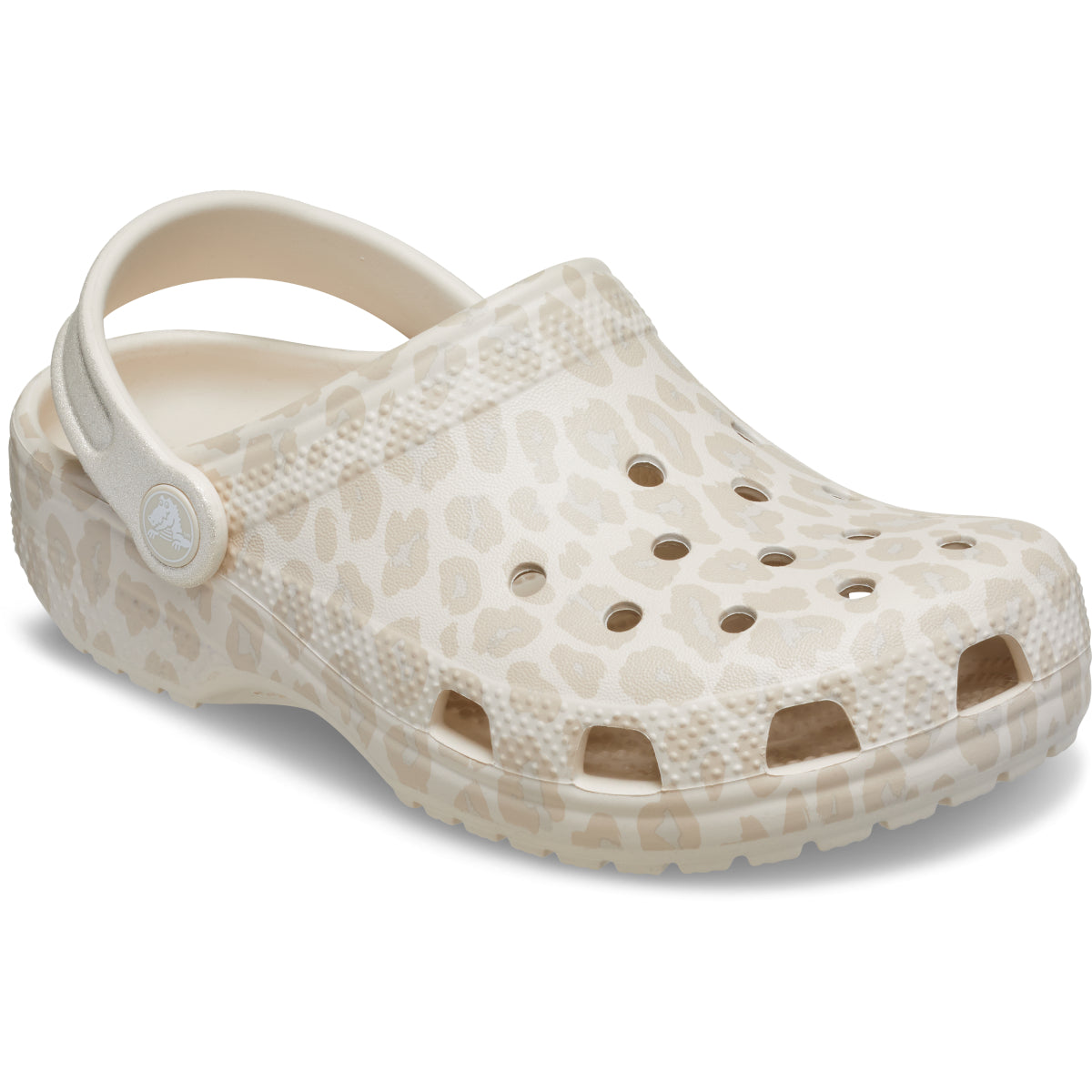 Classic Animal Glitter Clog K - Almond Tint/Leopard