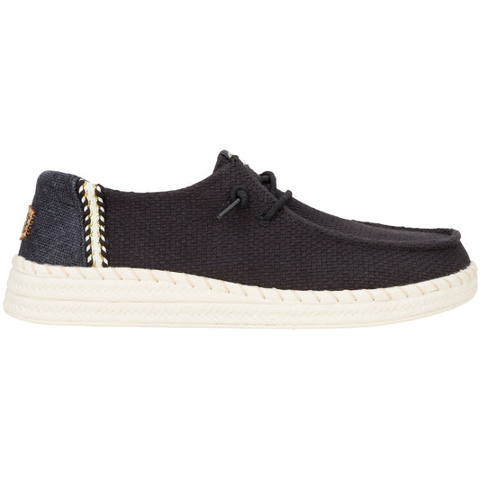 Wendy Espadrille Woven - Black