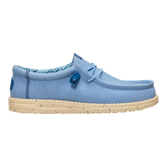 Wally Stretch Canvas - Faded Denim/Boulder Tan