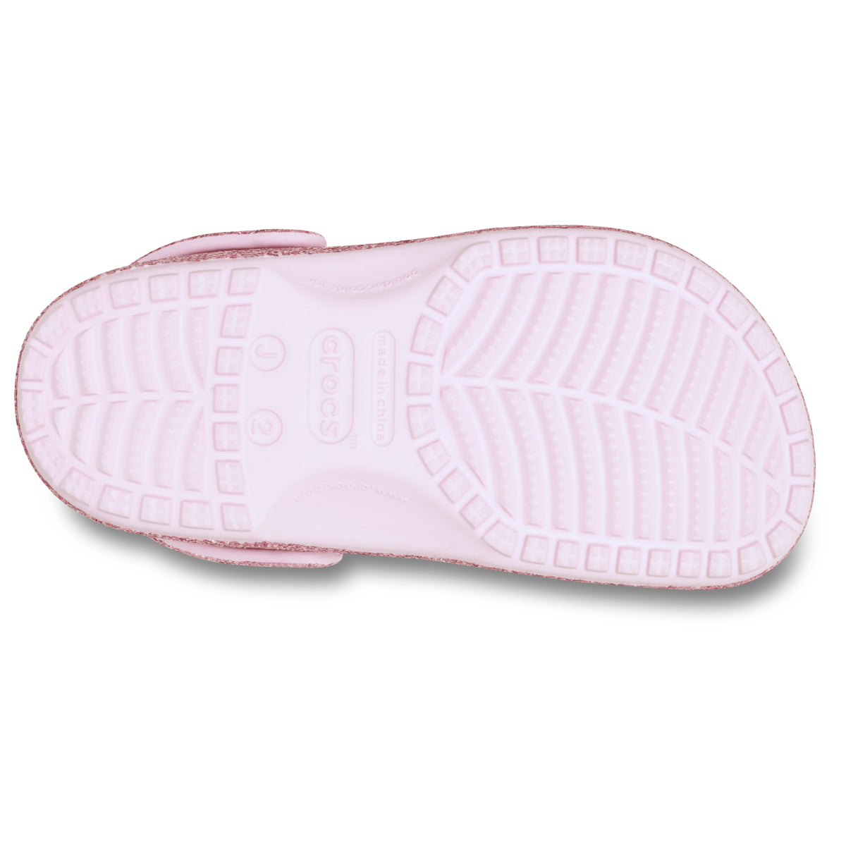 Classic Chunky Glitter Clog K - Pembe Süt