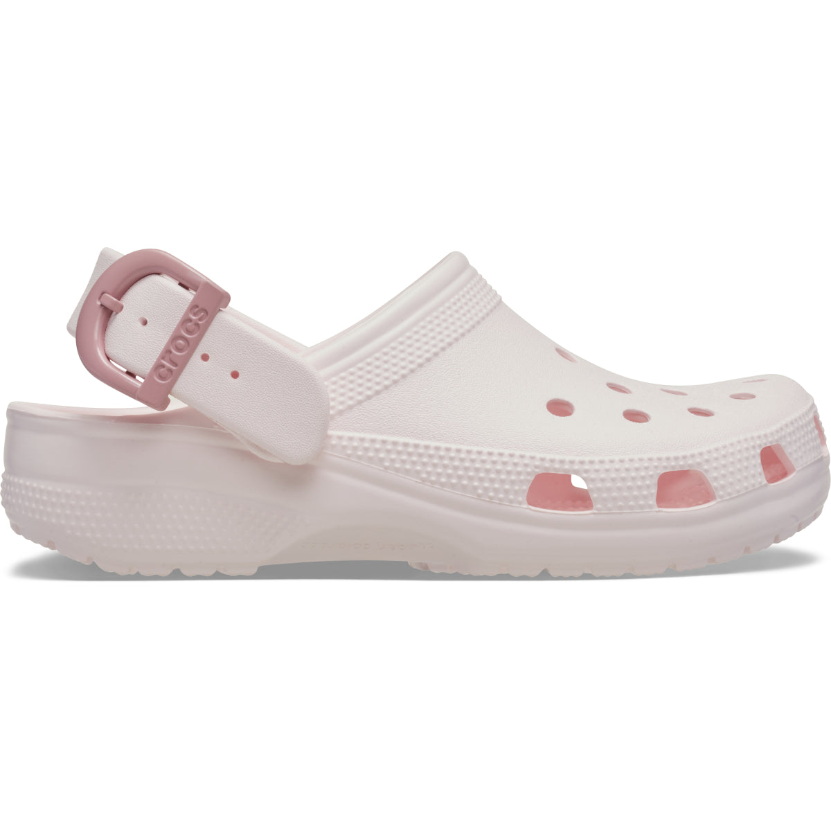 Classic Enamel Buckle Clog - Bubble Ice