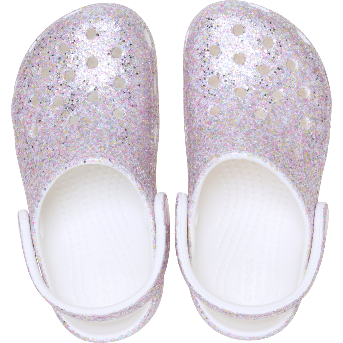 Classic Fantasy Glitter Clog T - Beyaz