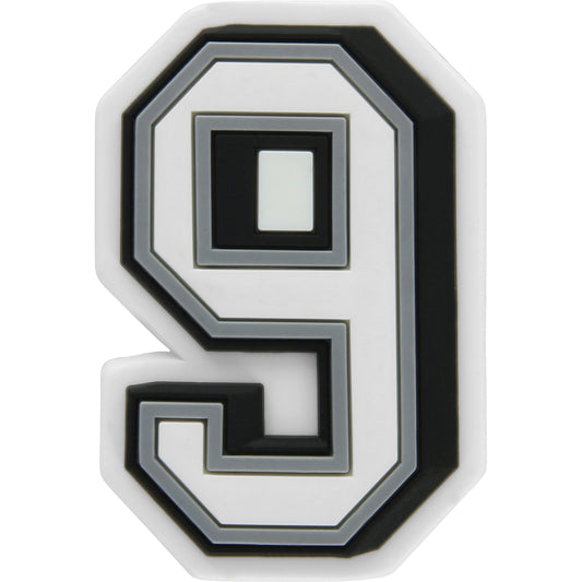 Jibbitz B W Number 9 - STANDART