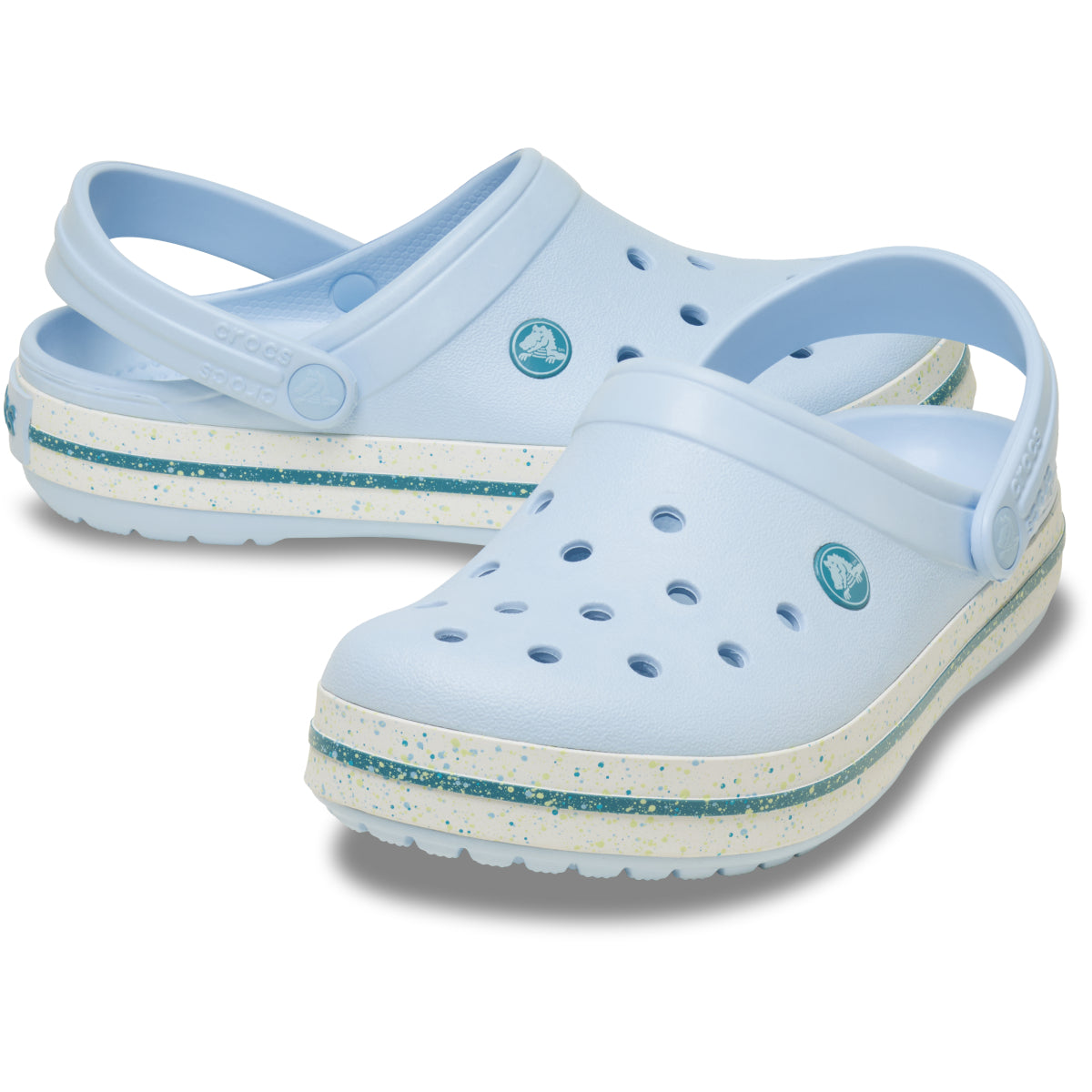 Crocband Speckled Band Clog - Blue Frost
