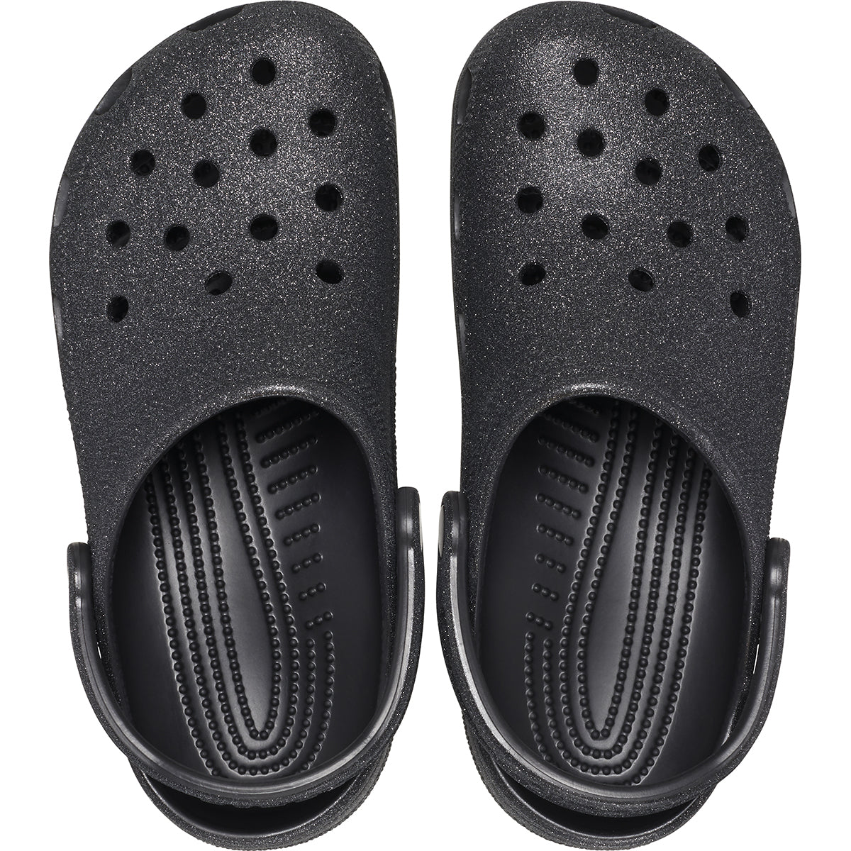 Classic Glitter Clog - Black Glitter