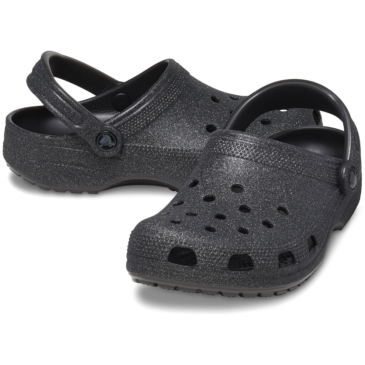 Classic Glitter Clog - Black Glitter