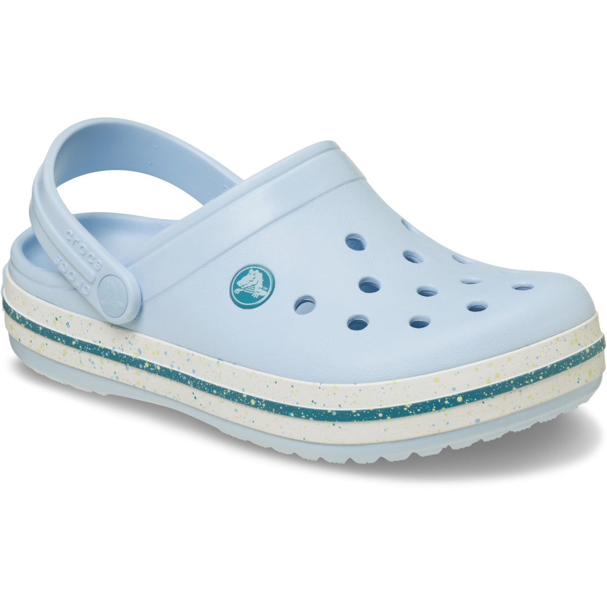 Crocband Speckled Band Clog K - Mavi Buzlu