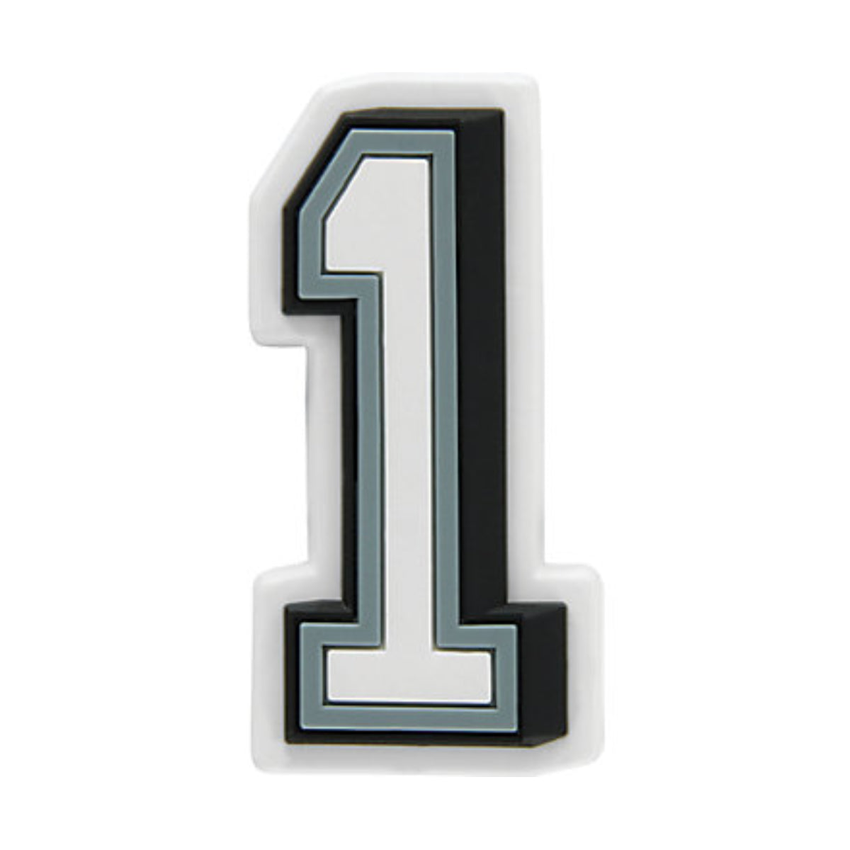 Jibbitz B W Number 1 - STANDART
