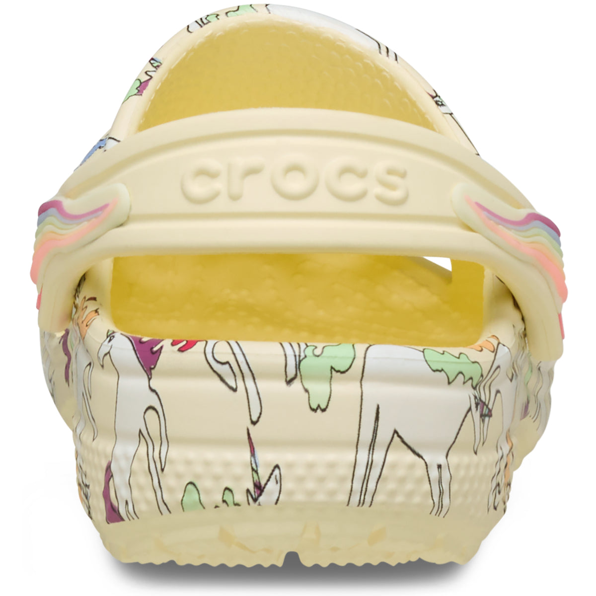 Classic Unicorn Graphic Clog T - Yellow Light