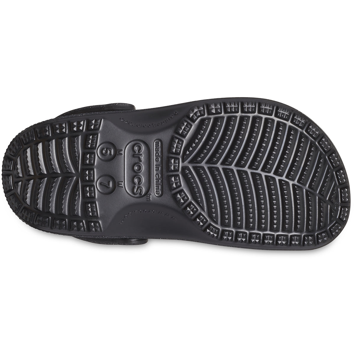 Classic Glitter Clog - Black Glitter