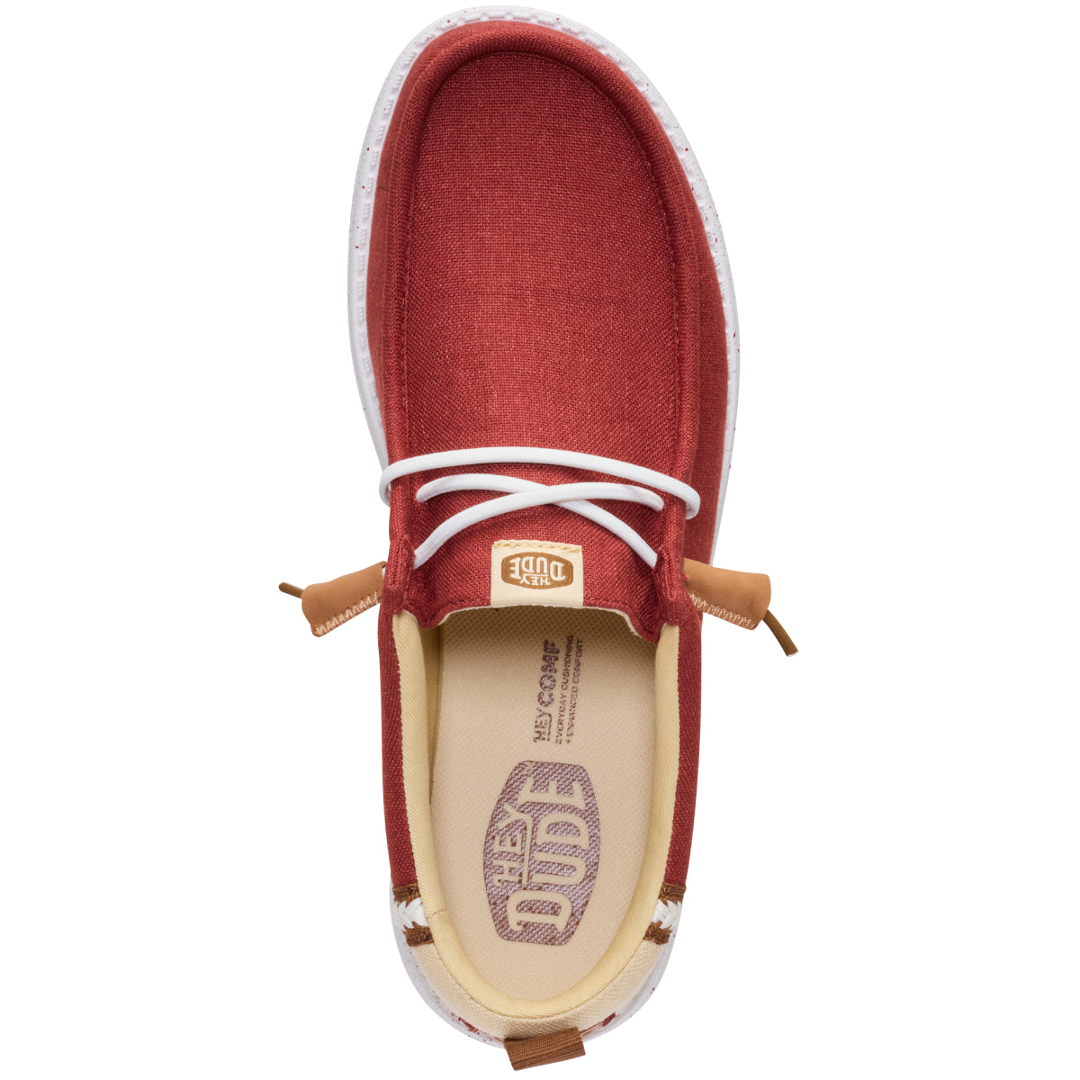 Wally Craft Linen - Burnt Red/Multi