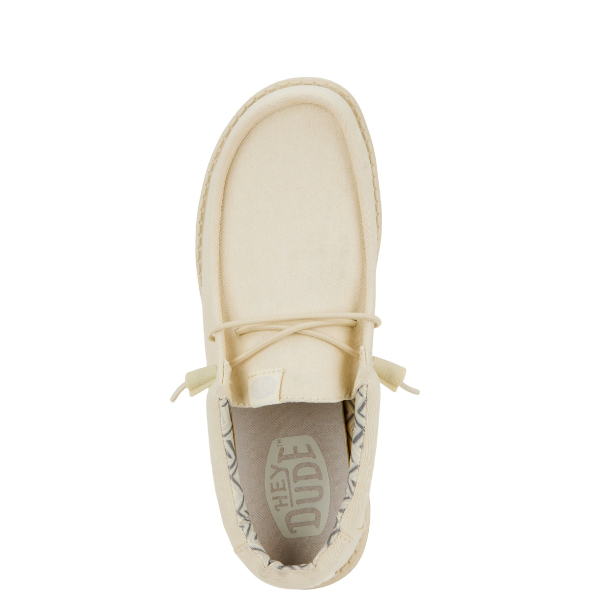 Wally Stretch Canvas - Stone White
