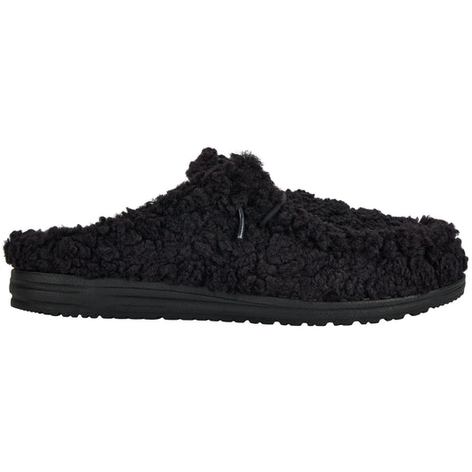 Wally Slipper - Black/Black