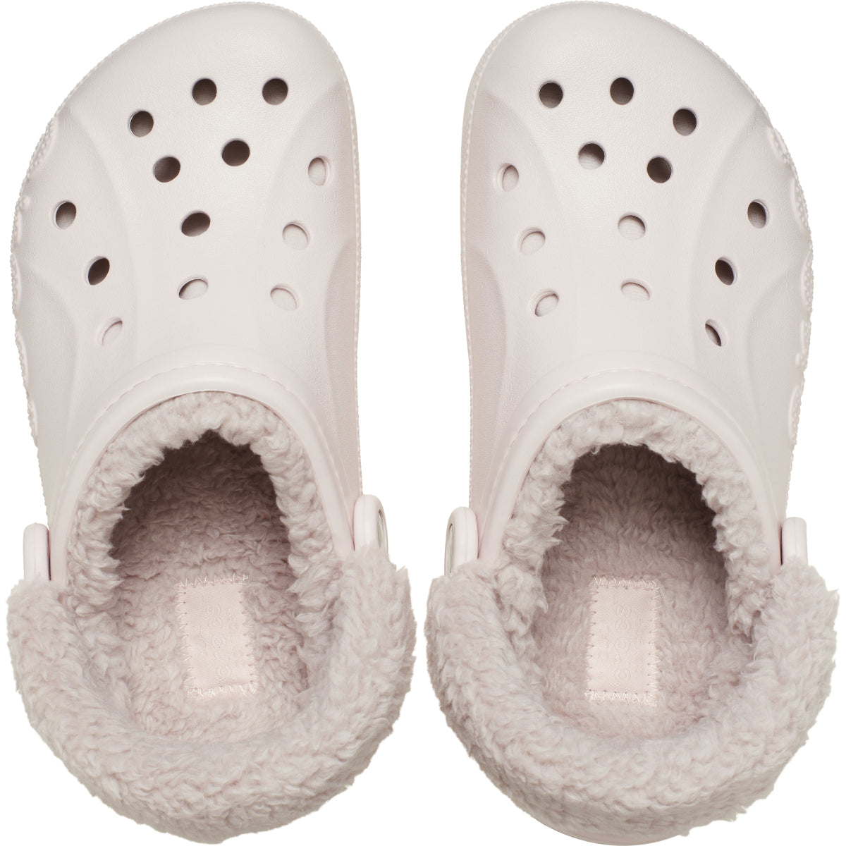 Baya Lined Fuzz Strap Clog - Barely Pink